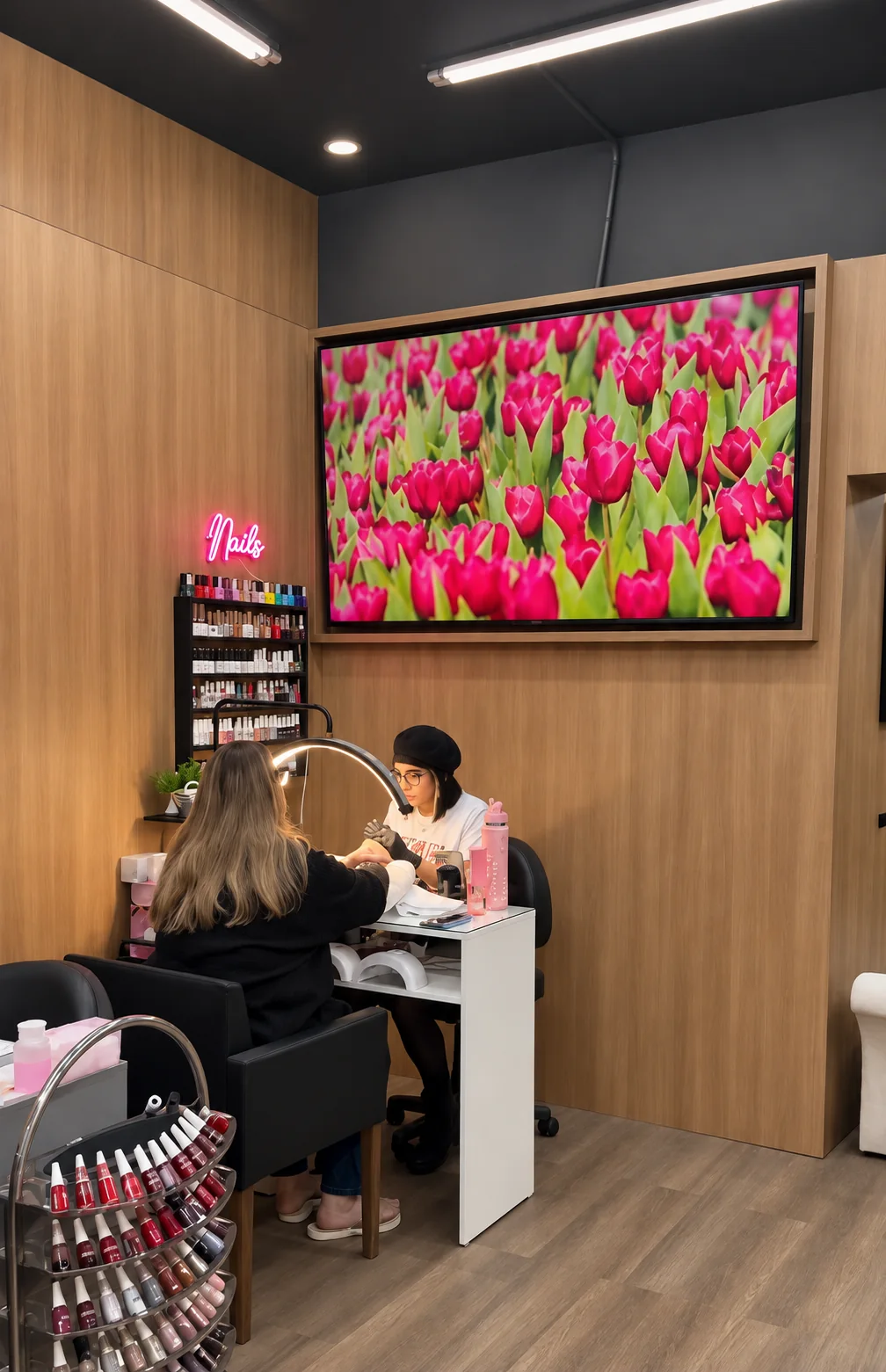 Espaço de manicure da unidade Personnalité